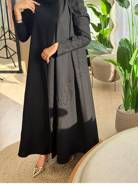 Picture of Abaya for trips and occasions Crepe Place with Sheila