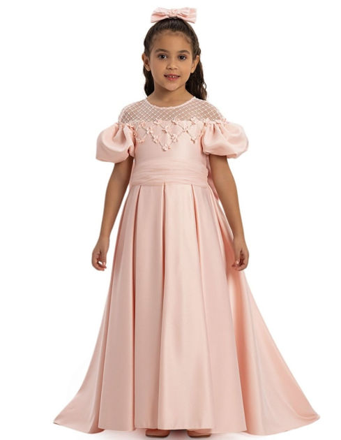 Picture of Soft cotton dress for girls from 3-7 years old