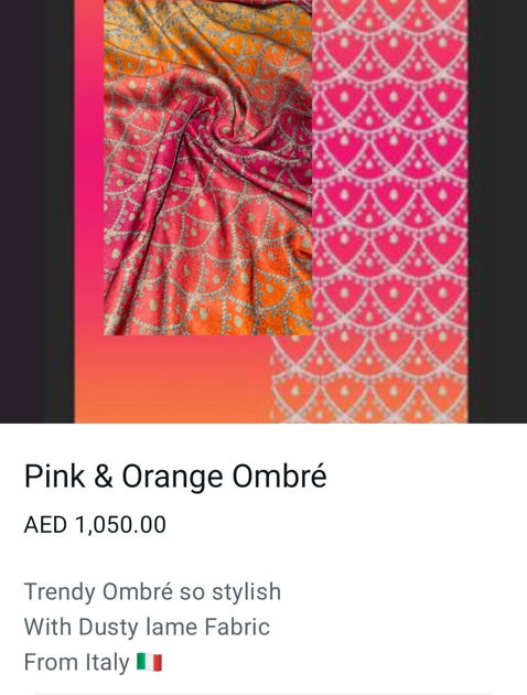 Picture of Pink and orange