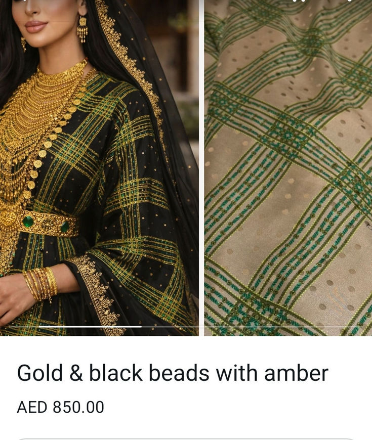 Picture of Gold and black  with ombr