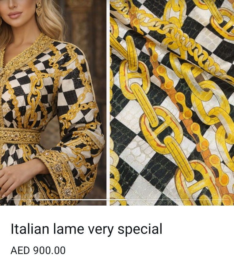 Picture of Italian lame very special 
