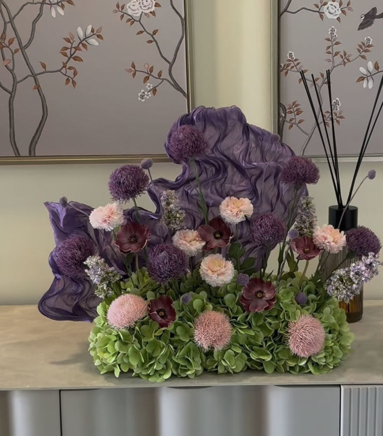 Picture of Artificial Flowers for Tables Purple 