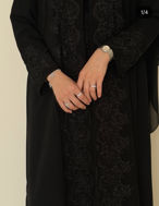 Picture of Black lace Abaya