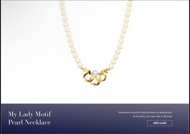 Picture of pearl necklace