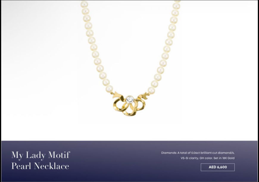 Picture of pearl necklace