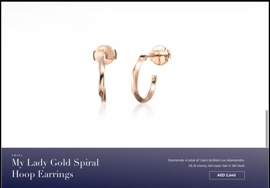 Picture of hoop earrings