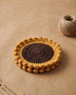 Picture of Sunflower Crochet Coaster – A Natural Touch of Warmth