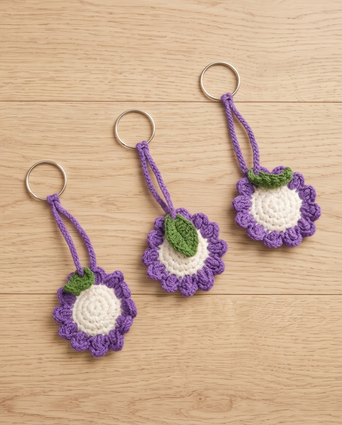 Picture of Crochet flower medal